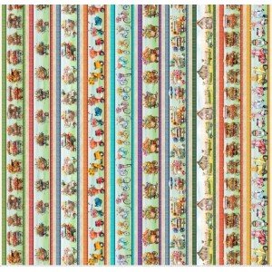 Barrado Carro de Flores cor 01 (Est. Digital) 